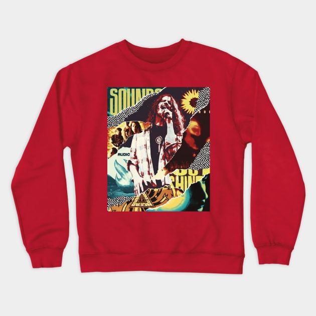 Grunge Collage Crewneck Sweatshirt by Aefe